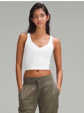 Lululemon Align white cropped tank